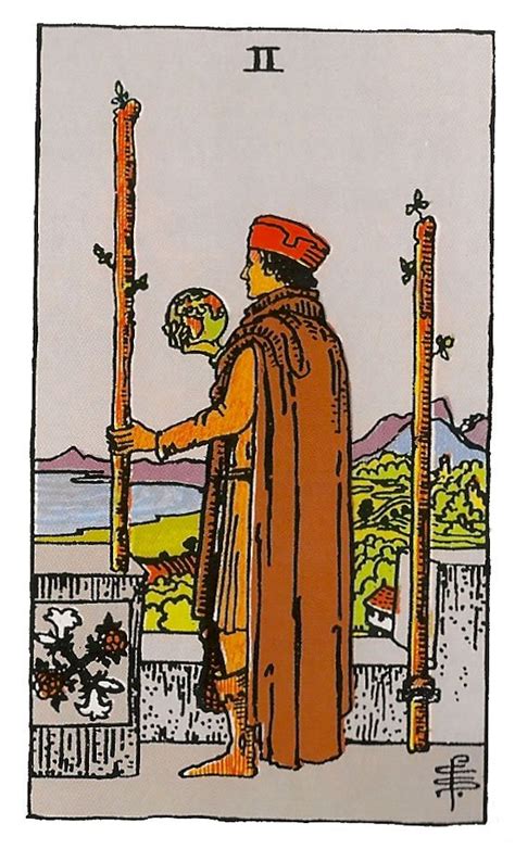 dos de bastos tarot|Dos de Bastos: significado e interpretación de la carta del Tarot